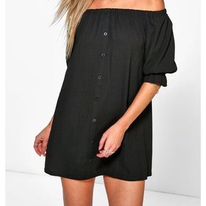 Strapless dress black